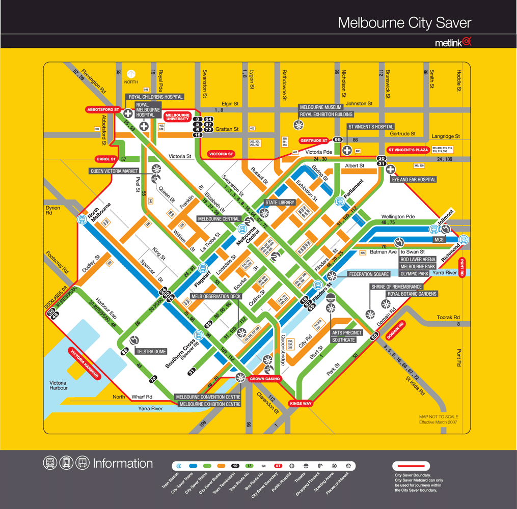 City Saver area map