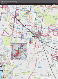 City of Greater Dandenong map