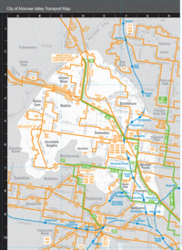 City of Moonee Valley map