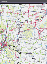 City of Yarra map