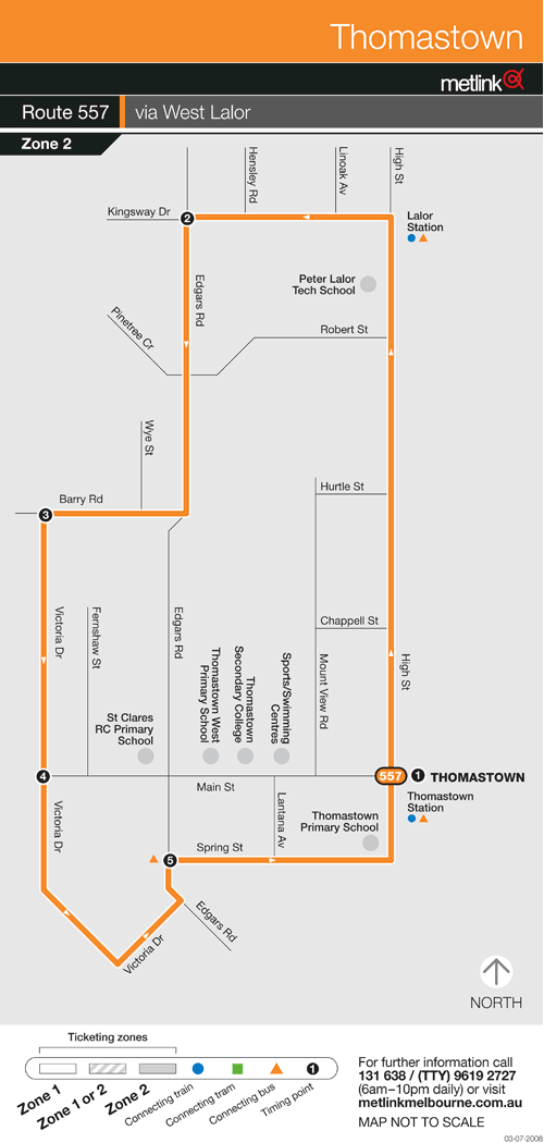 Bus 557