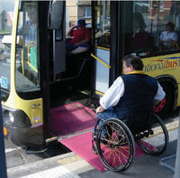 Low floor bus access