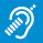 Hearing induction loop symbol